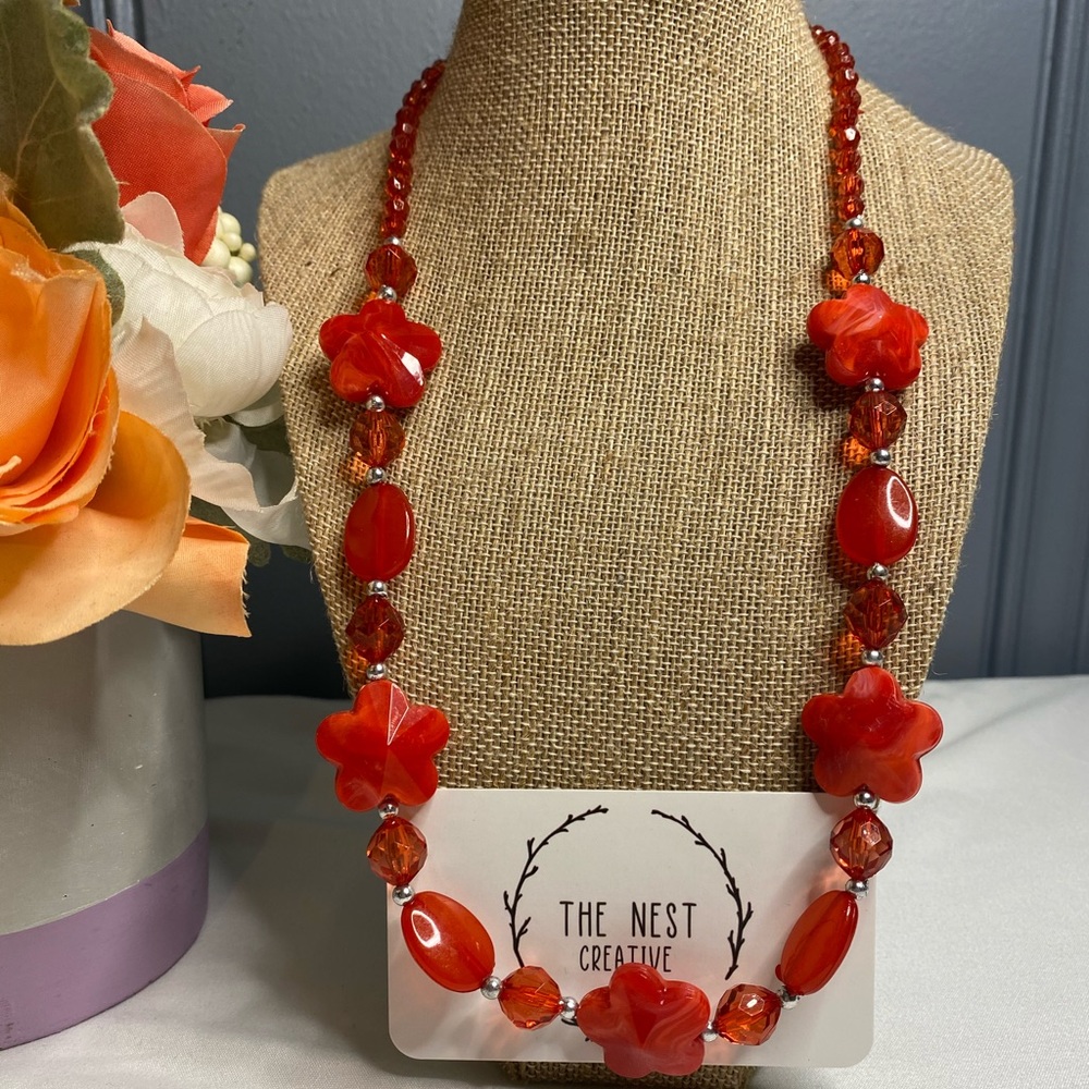Vintage Red Necklace
